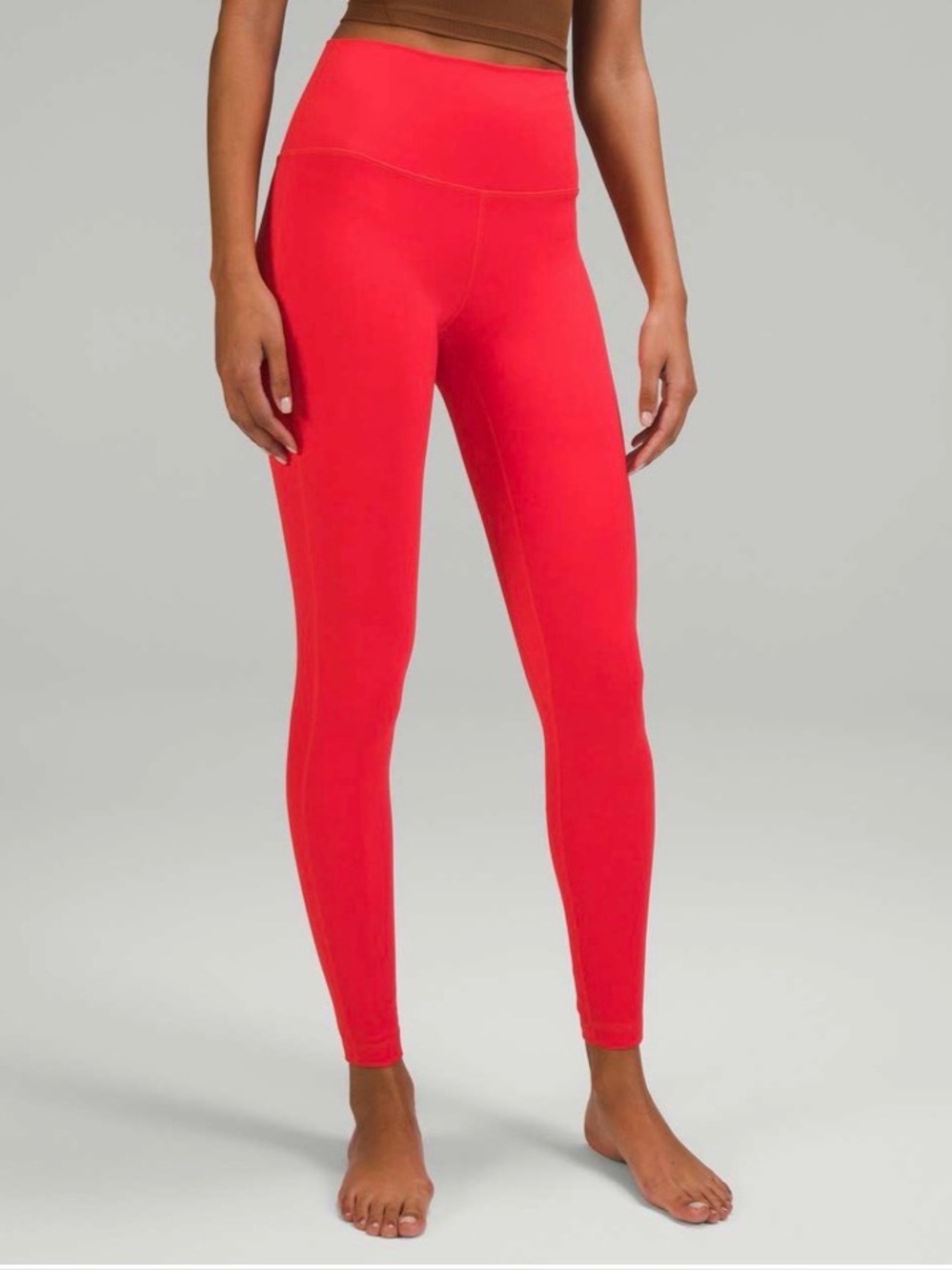 Lululemon align high rise tight carnation red size 2